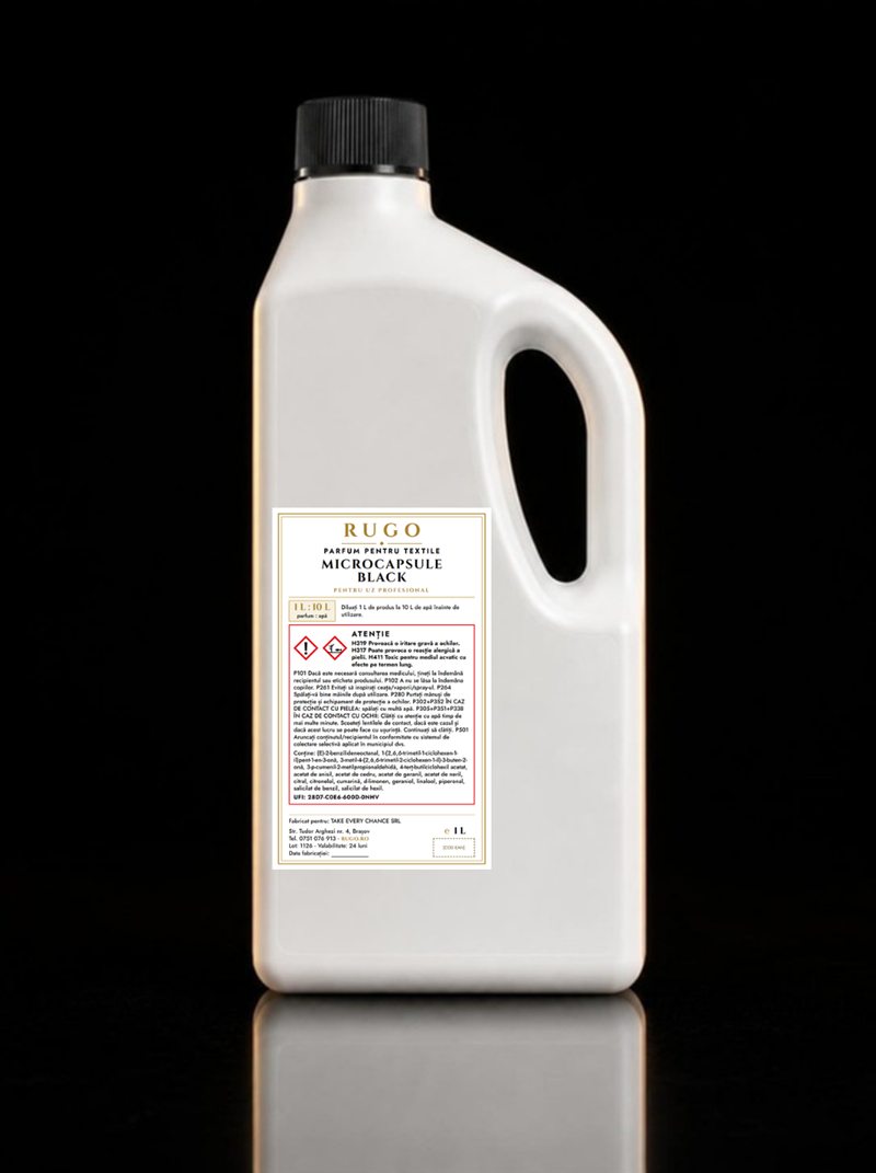 Flacon RUGO Microcapsule Black 1 L